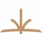 Ekena Millwork Davenport Timber Gable Bracket, Western Red Cedar, 96"W x 56"H x 1 1/2"D x 5 1/2"F, 14/12 Pitch GBW096X56X0206DAV00SWR - alternate 1